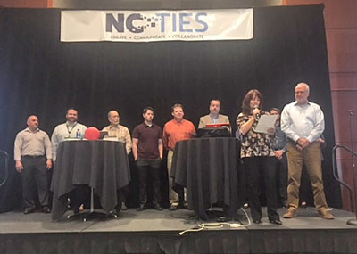 MCNC Client Network Engineers (CNE) receive the &quot;Making IT Happen&quot; Award at NCTIES18