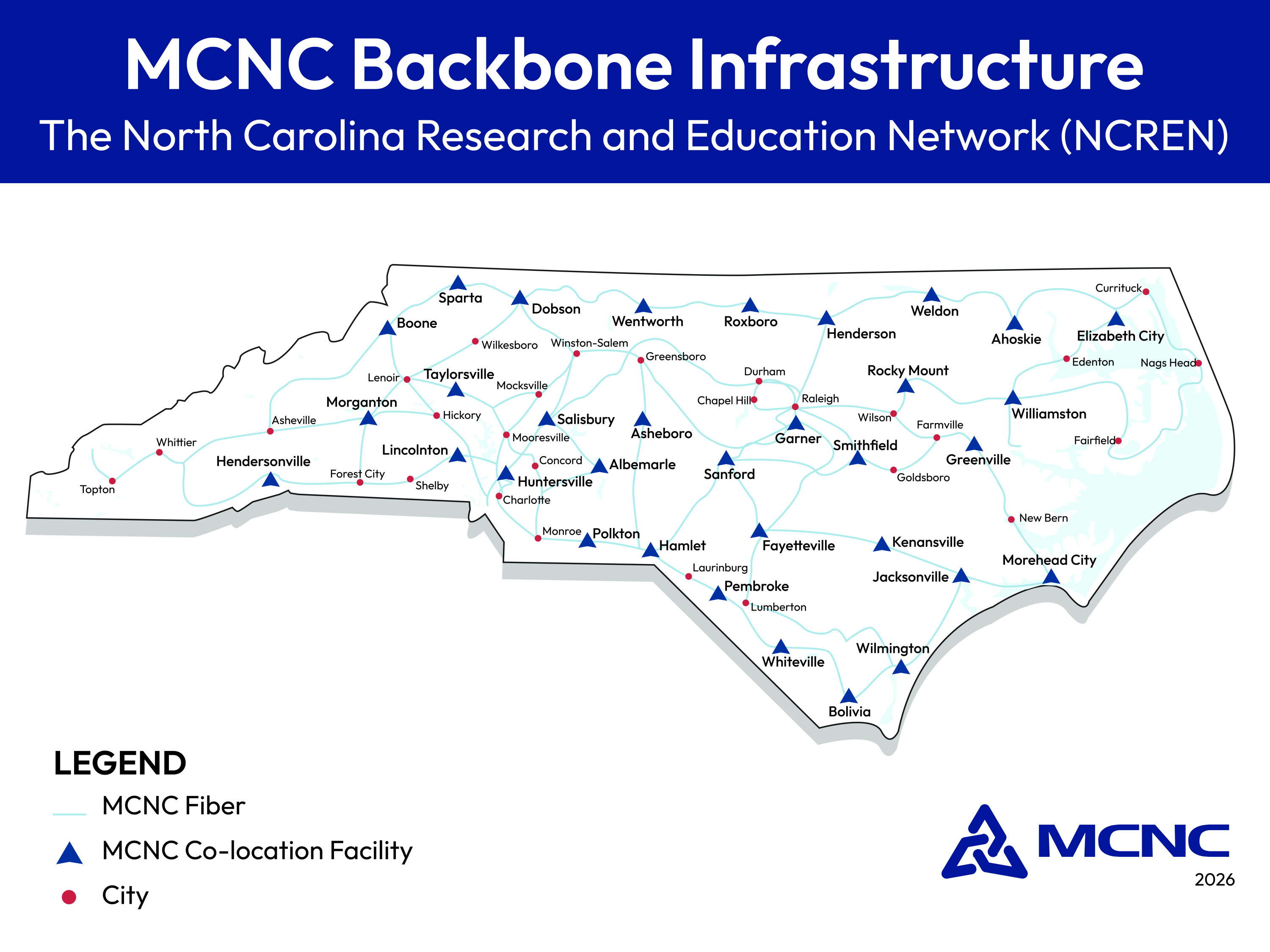 MCNC Fiber map